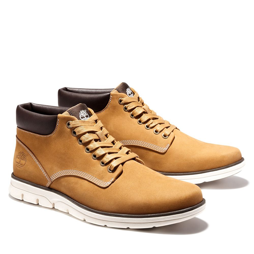 Botas de Seguridad Timberland Hombre Bradstreet Cuero Sneaker Marrones - Chile SKD-182594